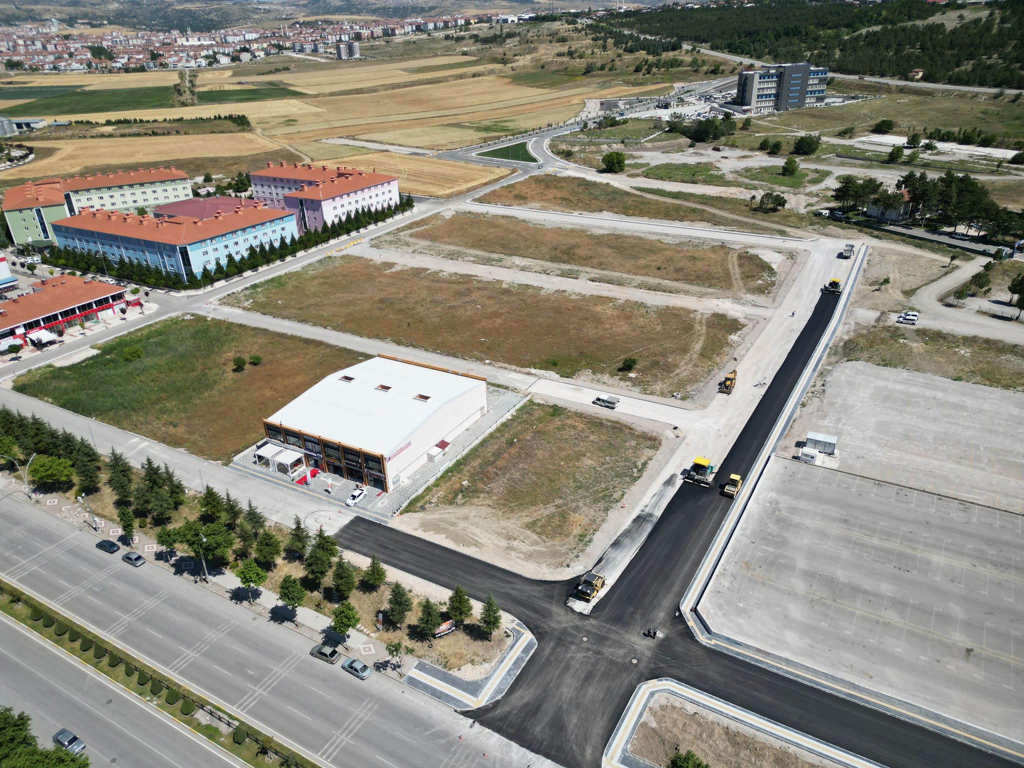 Çorum’da İki Hastaneyi Birbirine Bağlayan Yeni Yol Hizmete Giriyor