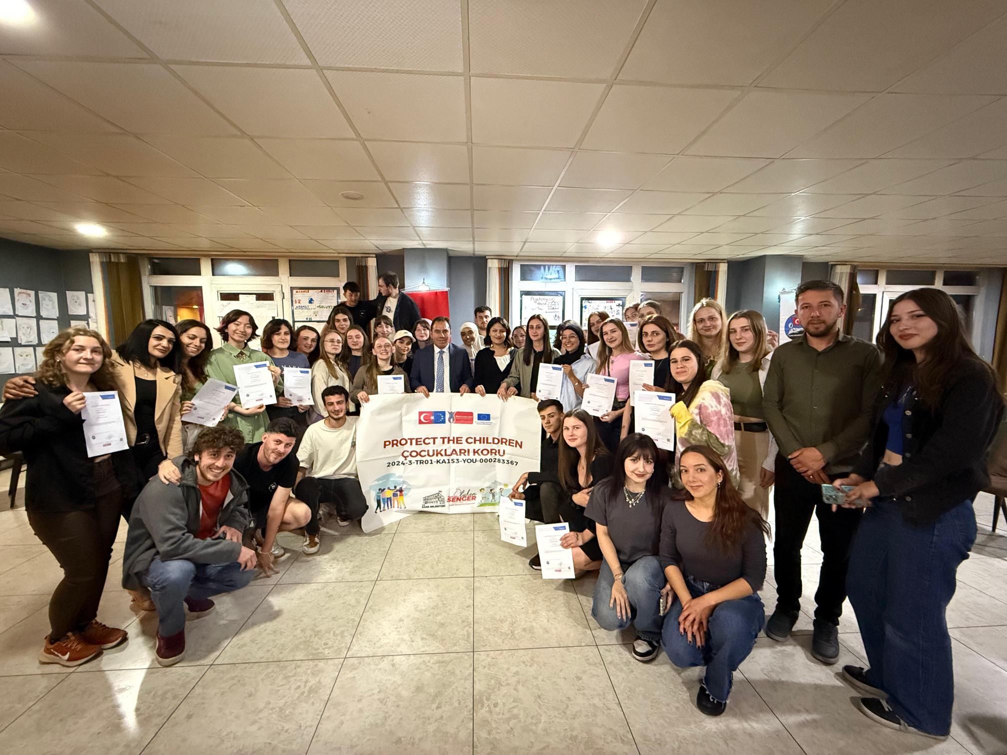 Kars Belediyesi Koordinatörlüğünde Uluslararası İş Birliği: “Çocukları Koru” Projesi Başarıyla Tamamlandı