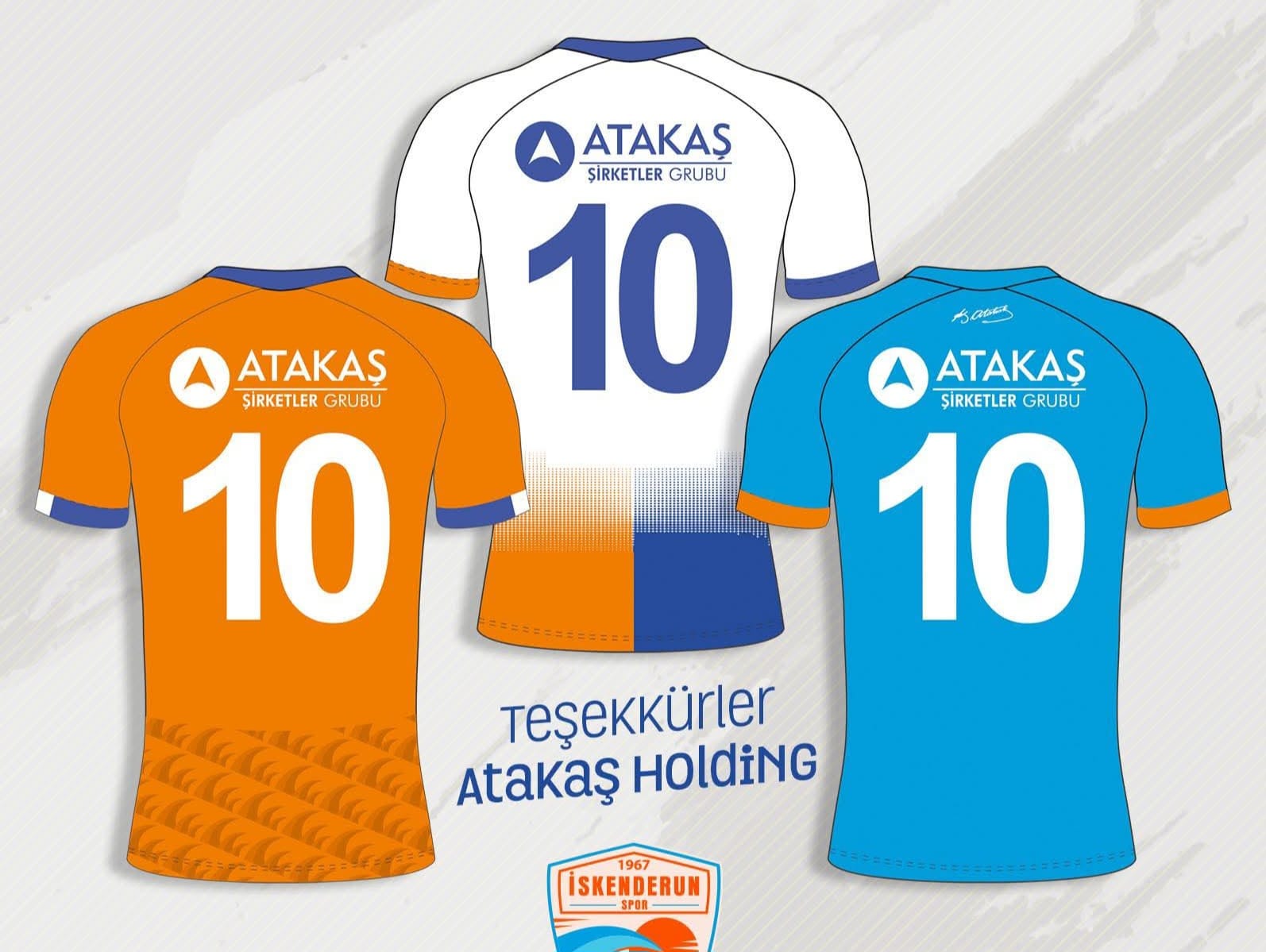 Atakaş Holding, İskenderunspor’un Sırt Sponsoru Oldu