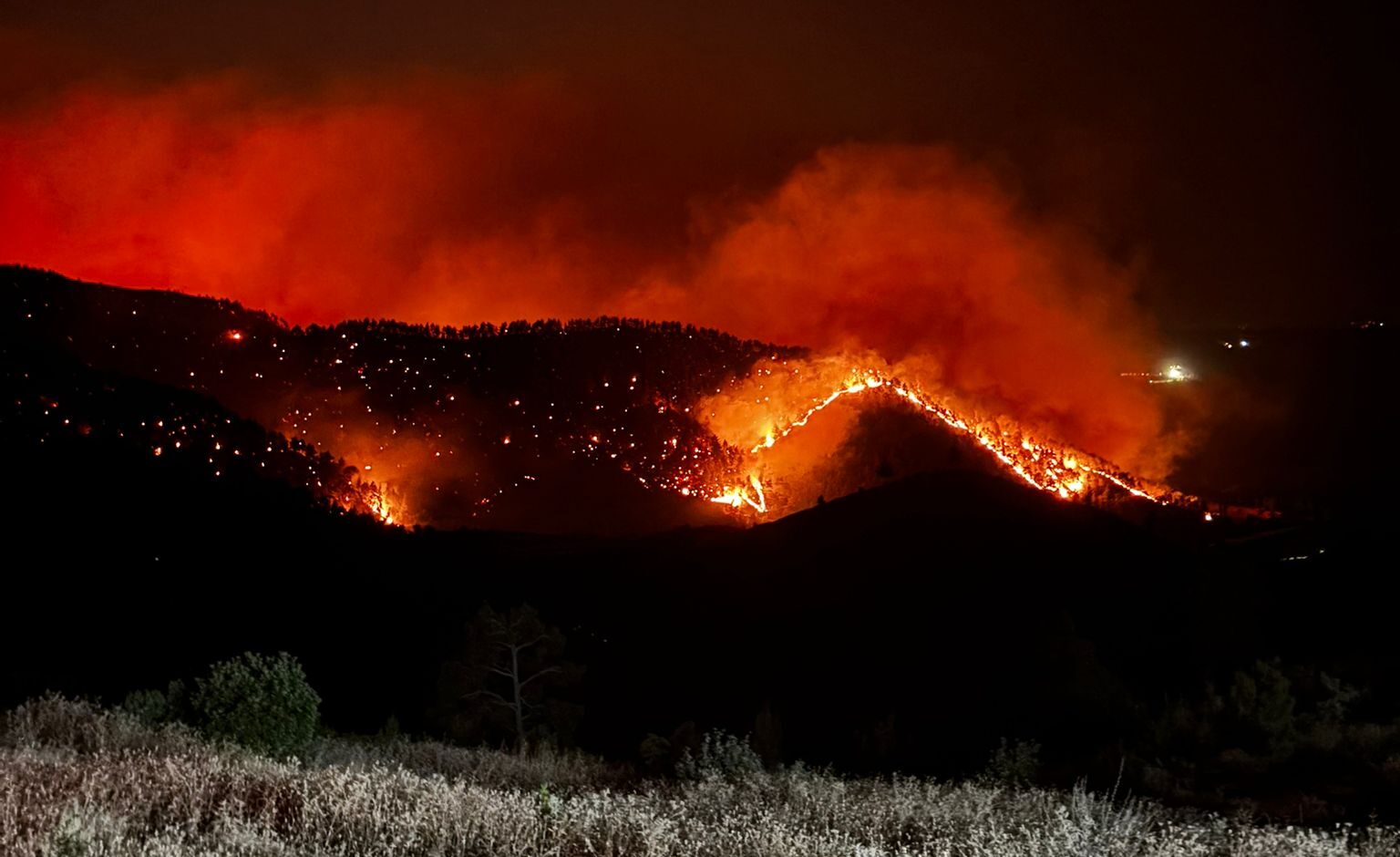 Kahramanmaraş’ta 3 Gündür Süren Yangında 500 Hektar Orman Zarar Gördü