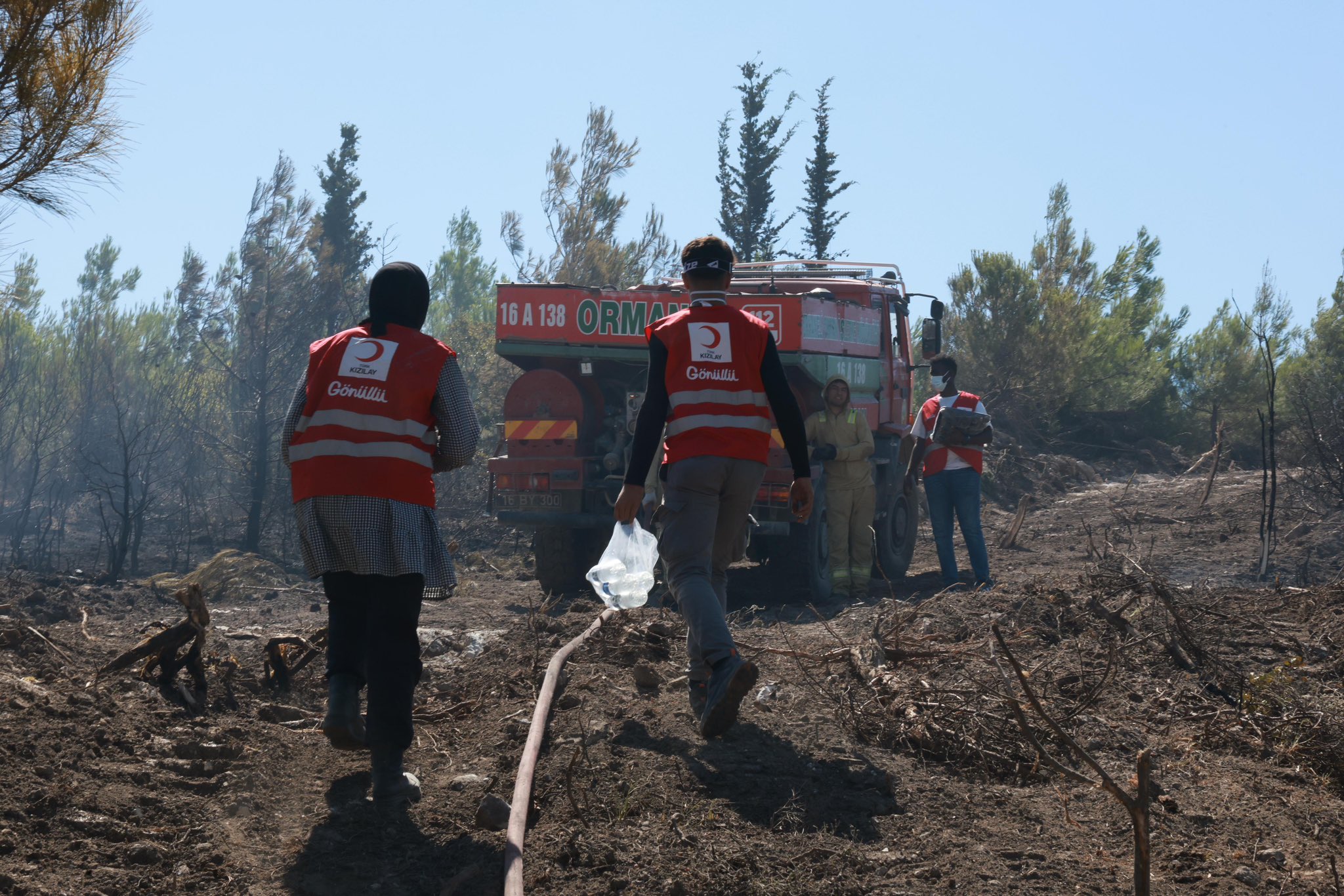 Çanakkale Gelibolu’da Orman Yangını: Müdahale Sürüyor