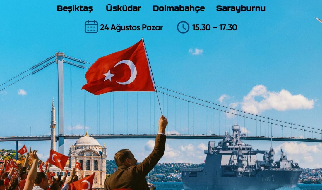 Türk Bayrağıyla Boğaz’da Buluşma