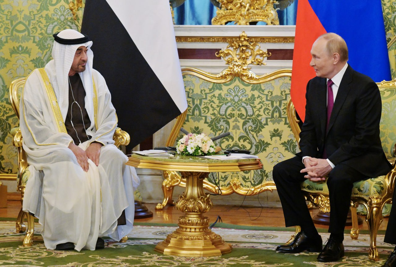 Putin ve Şeyh Muhammed Bin Zayed Al Nahyan Kremlin’de Görüştü