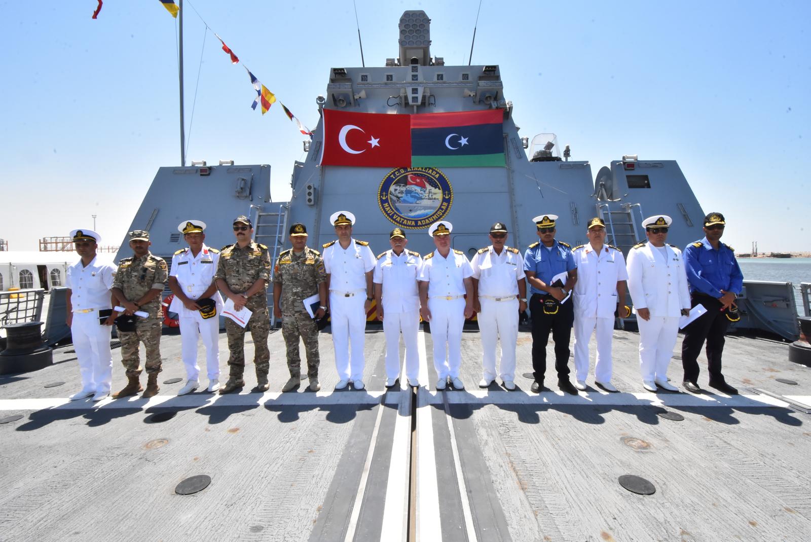 TCG Kınalıada, Libya’ya Liman Ziyareti Gerçekleştirdi