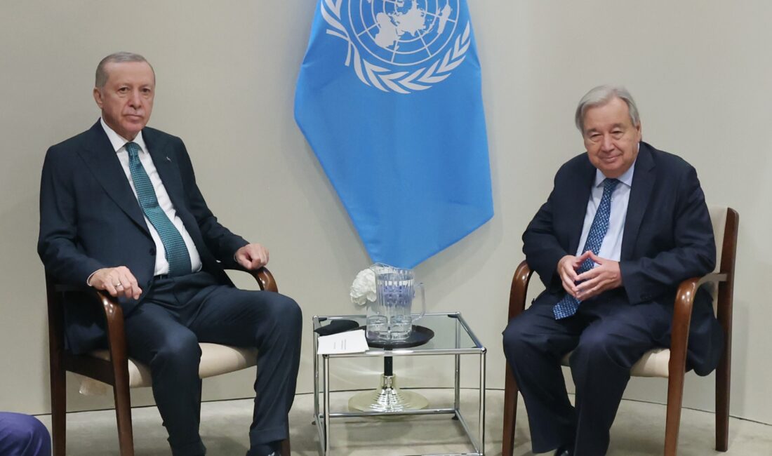 Cumhurbaşkanı Erdoğan, BM Genel Sekreteri Guterres İle Görüştü Cumhurbaşkanı Recep Tayyip Erdoğan,