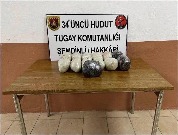 MSB: İran Hudut Hattında 14 Kilo 342 Gram Uyuşturucu Ele Geçirildi