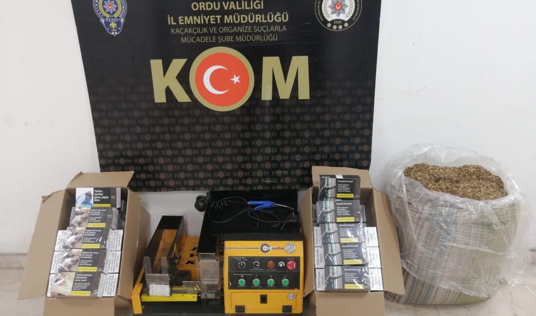 Ordu’da Kaçakçılık, Narkotik, Trafik ve Asayiş Operasyonları