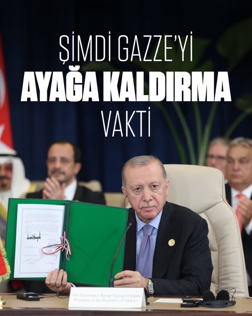 Cumhurbaşkanı Erdoğan: “Gazze’de Kalıcı Barışın Temeli Atıldı”