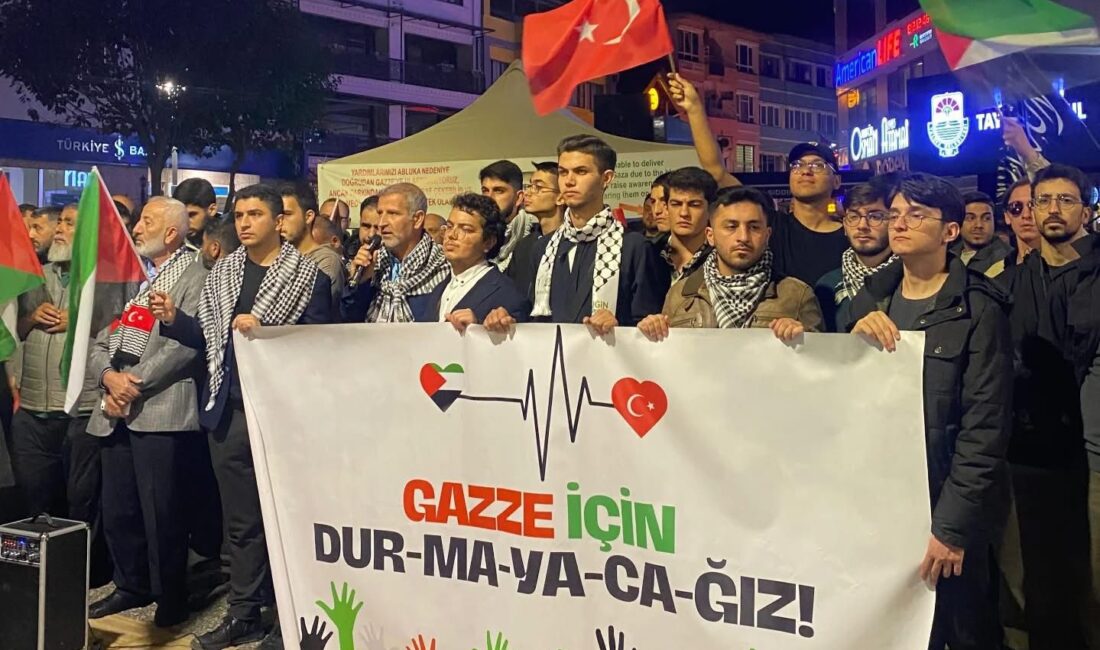 Yalova’da Sivil Toplum Kuruluşları ve Vatandaşlardan Küresel Sumud Filosuna Destek Gazze’ye insani yardım