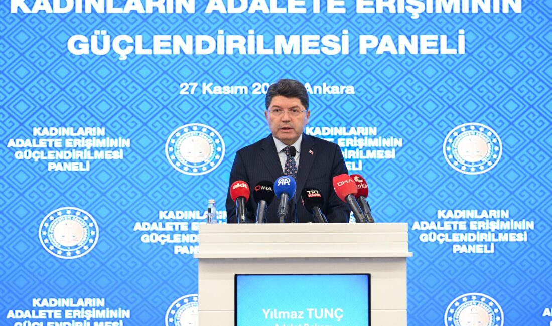 Bakan Tunç, Kadınların Adalete