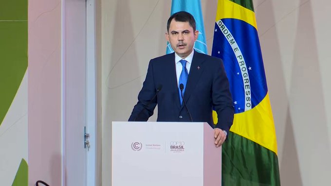 Bakan Kurum: Ulusal Katkı Beyanı ile İklime Dayanıklı ve Düşük Karbonlu Bir Gelecek Hedefliyoruz