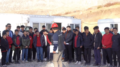 Silopi’de Öğrencilere Sondaj Sahasında Uygulamalı