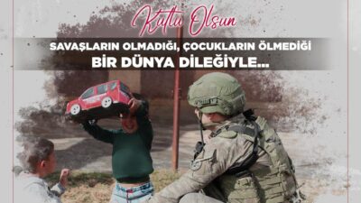 Milli Savunma Bakanlığının “Barış ve Çocukların Yaşam Hakkı” Mesajına Tek Haber Ajansı’ndan Tam Destek