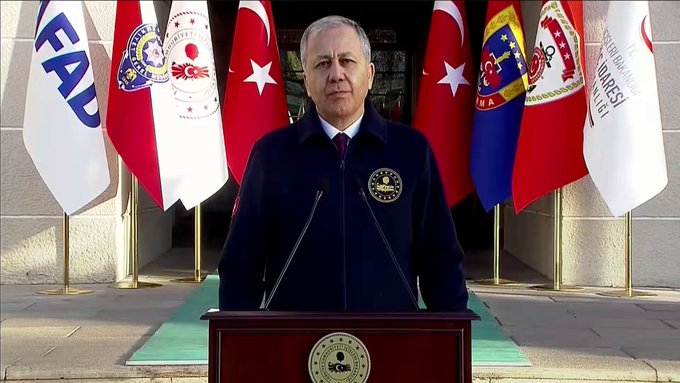 İçişleri Bakanı Ali Yerlikaya,