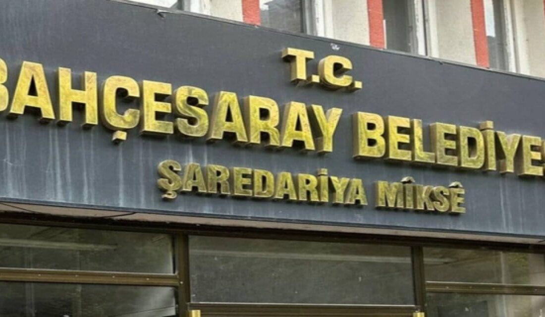 Van’ın Bahçesaray ilçesinde belediye