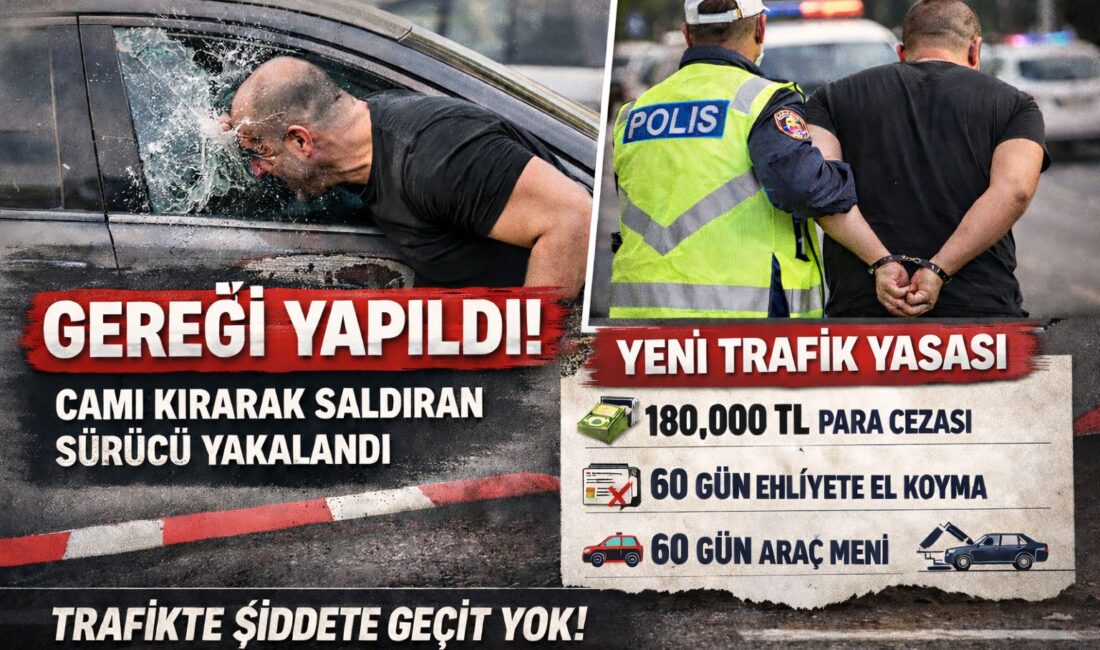 Trafikte Şiddete Geçit Yok: Cam Kırarak Saldıran Sürücüye Gözaltı: Yeni Yaptırımlar Yolda İSTANUL / TEKHA Esenyurt’ta