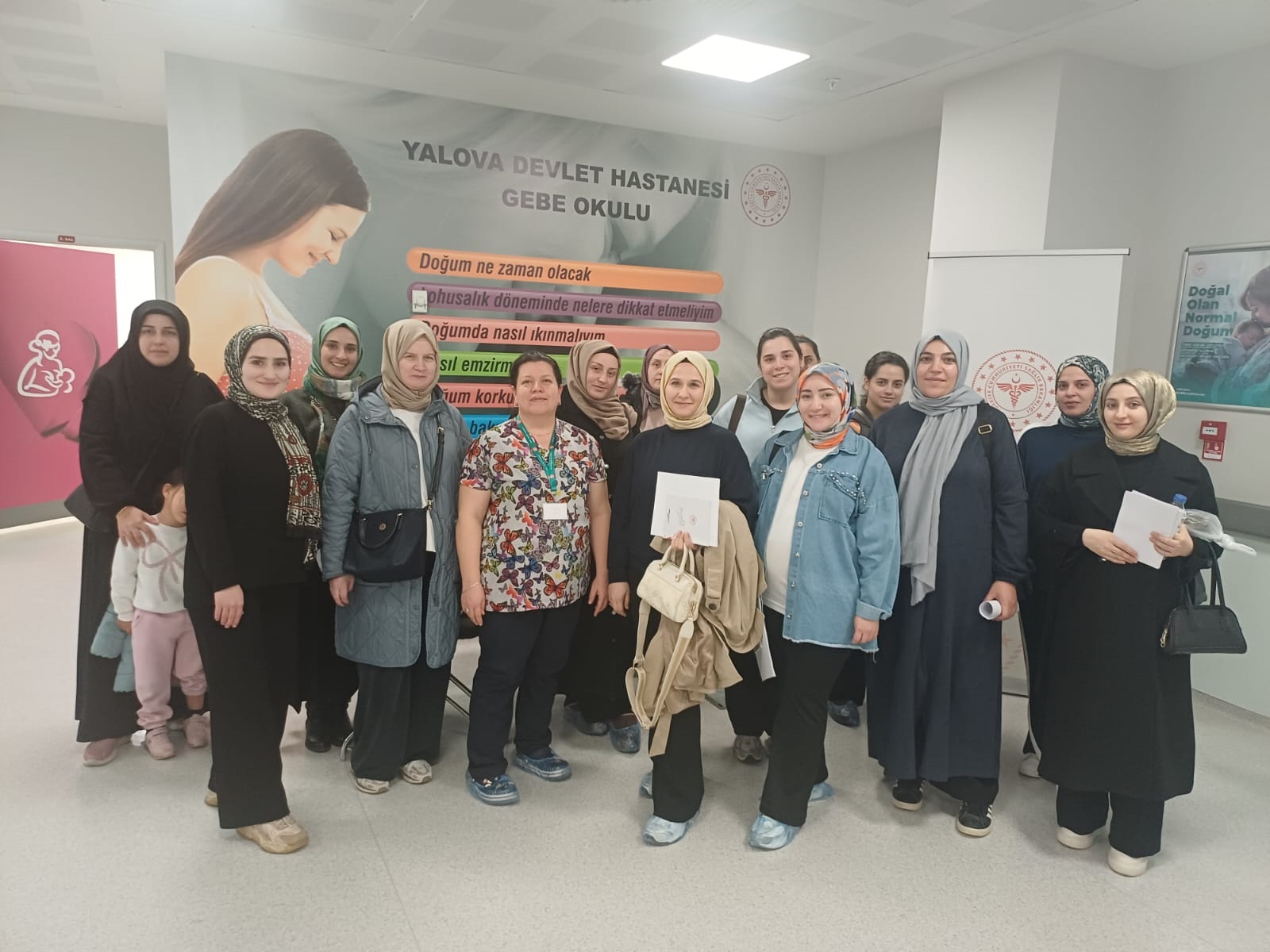Yalova Eğitim ve Araştırma Hastanesi Gebe Okulu’nda İlk Tur Tamamlandı