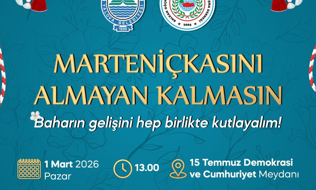 Yalova Belediyesi Baharı Marteniçka