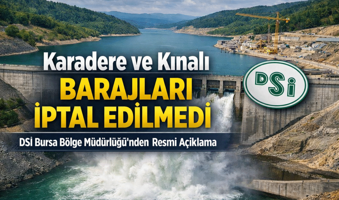 AK Parti Yalova’dan Karadere ve Kınalı Barajları Açıklaması: “Projeler İptal Edilmedi” AK Parti Yalova İl