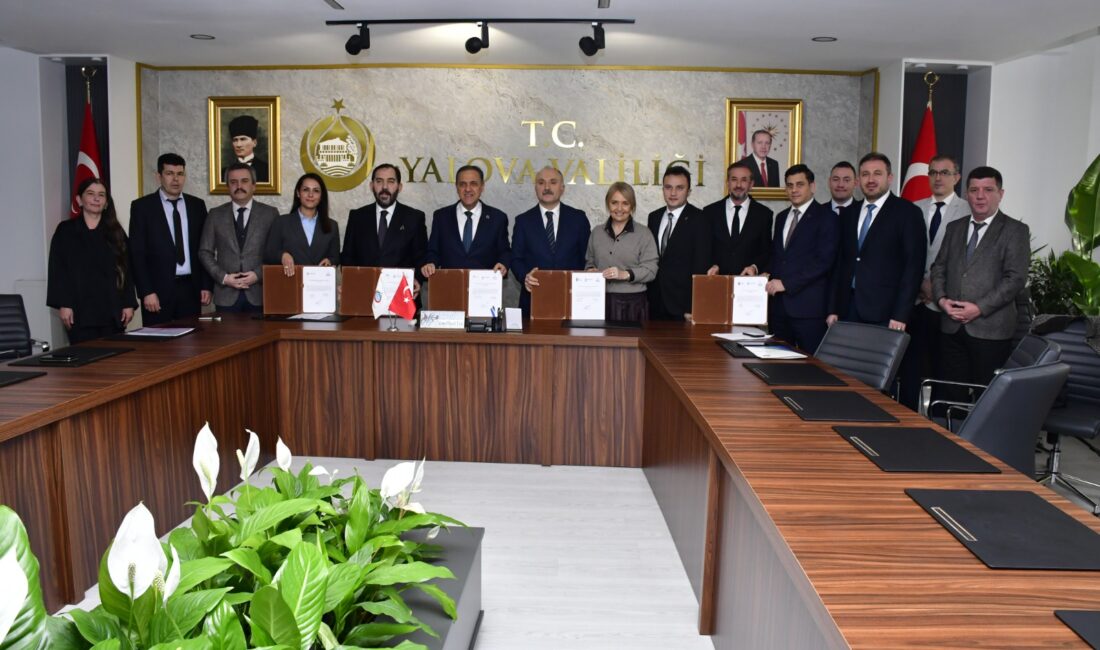 Yalova’da 33 Milyon TL’lik 5 Proje İçin İmzalar Atıldı Yalova Valiliği himayelerinde ve