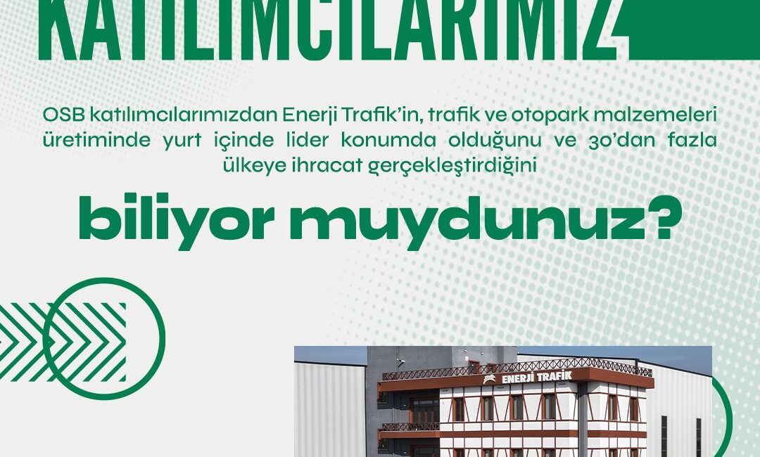 Trafik Ve Otopark Ekipmanlarında