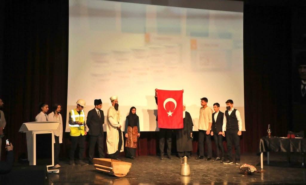 Kars’ta İstiklal Marşı’nın Kabulünün 105. Yılı Coşkuyla Anıldı Kars’ta, İstiklal Marşı’nın Kabulü