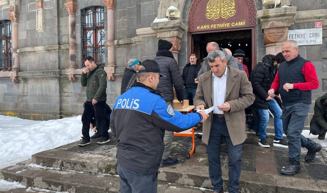 Kars’ta “Kadına Karşı Şiddete Hayır” Farkındalığı Kars İl Emniyet Müdürlüğü’ne