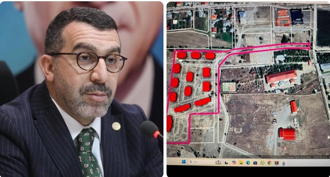 Milletvekili Adem Çalkın,TOKİ inşaat çalışmalarına başlanacağı müjdesini verdi AK Parti Kars Milletvekili