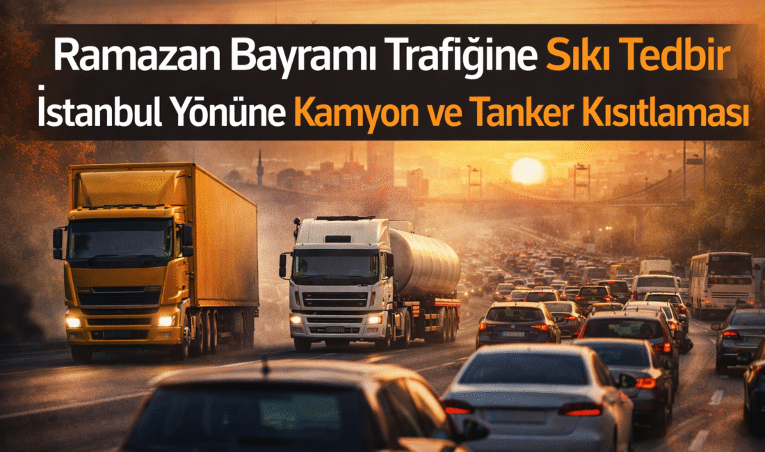 Ramazan Bayramı Trafiğine Sıkı Tedbir İstanbul Yönüne Kamyon ve Tanker Kısıtlaması Ankara / TEKHA Ramazan