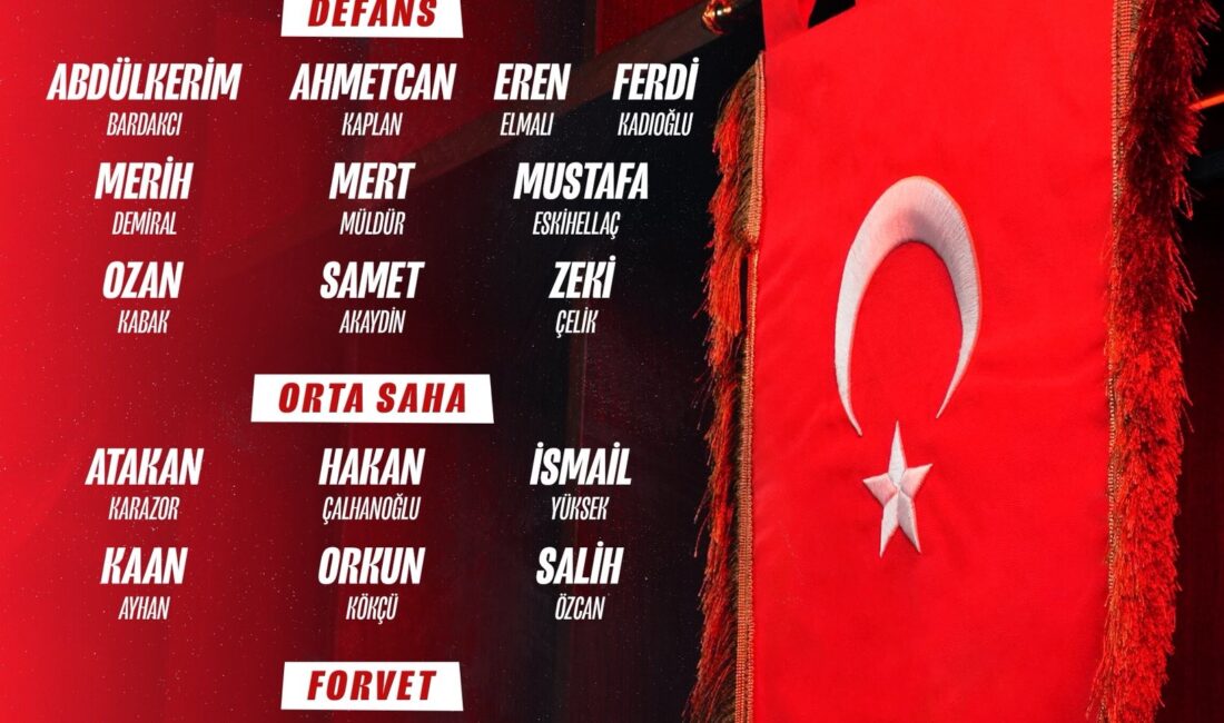A Milli Takım’ın Romanya Maçı Aday Kadrosu Açıklandı: Ozan Kabak Yeniden Kadroda 2026 Dünya Kupası Avrupa