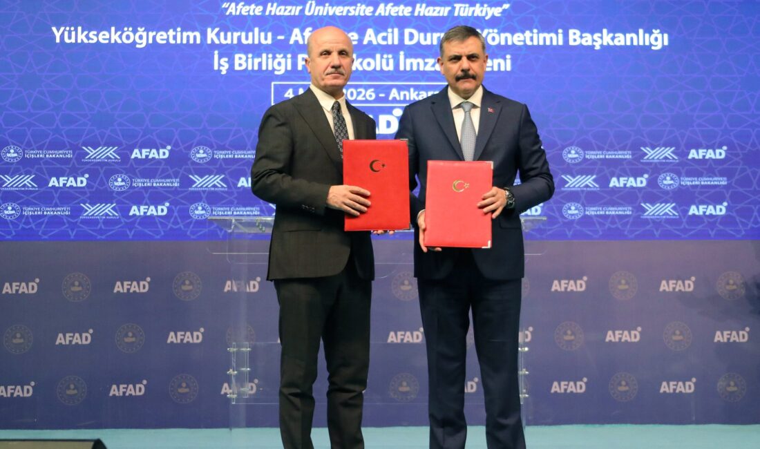 YÖK ve AFAD Arasında Dev İş Birliği: Üniversiteler Afete Hazır Hale Getirilecek İçişleri Bakanı Mustafa Çiftçi,