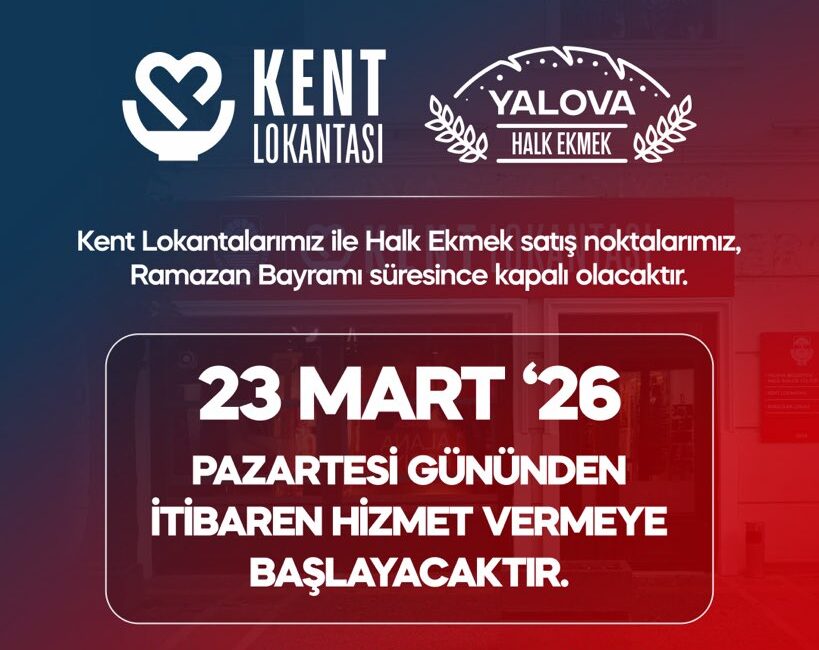 Bayram Süresince Hizmetlere Kısa
