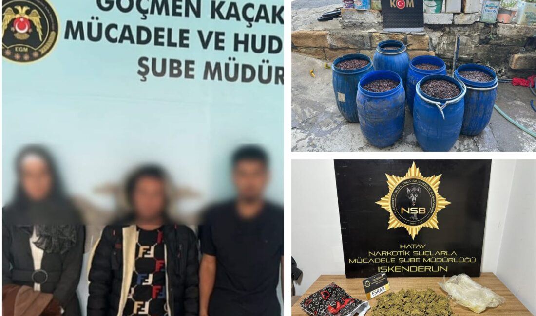 Hatay Emniyet Müdürlüğü ekiplerince