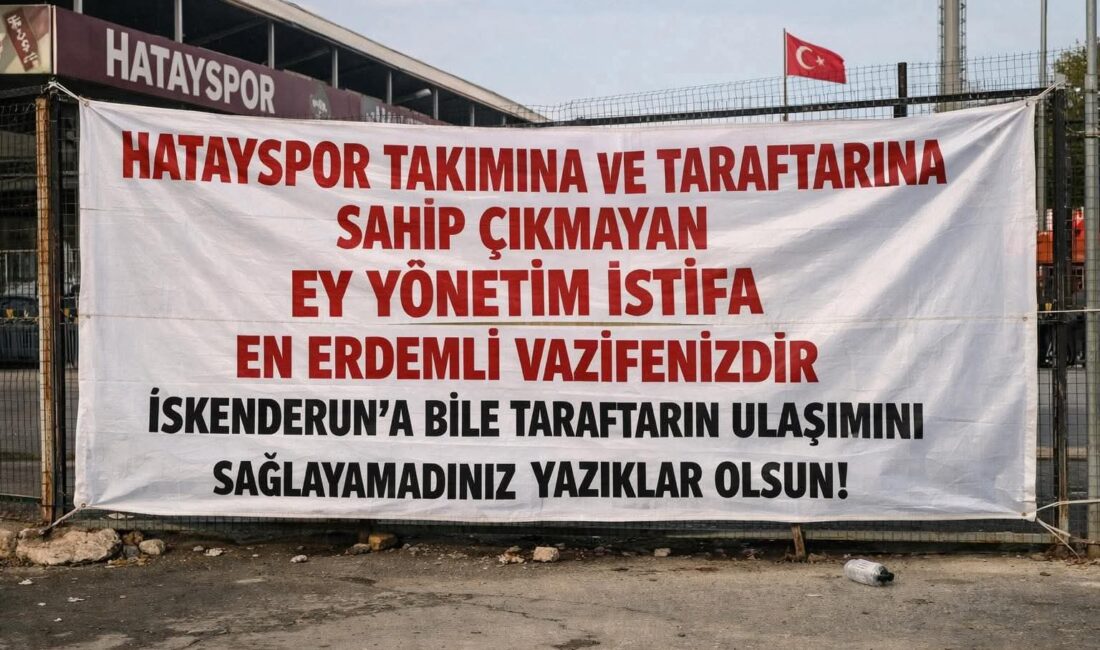 Hatayspor’da Taraftar Tepkisi Büyüyor – Tek Haber Ajansı (TEKHA) Türkiye’nin Habercisi Hüseyin ZORKUN – HATAY