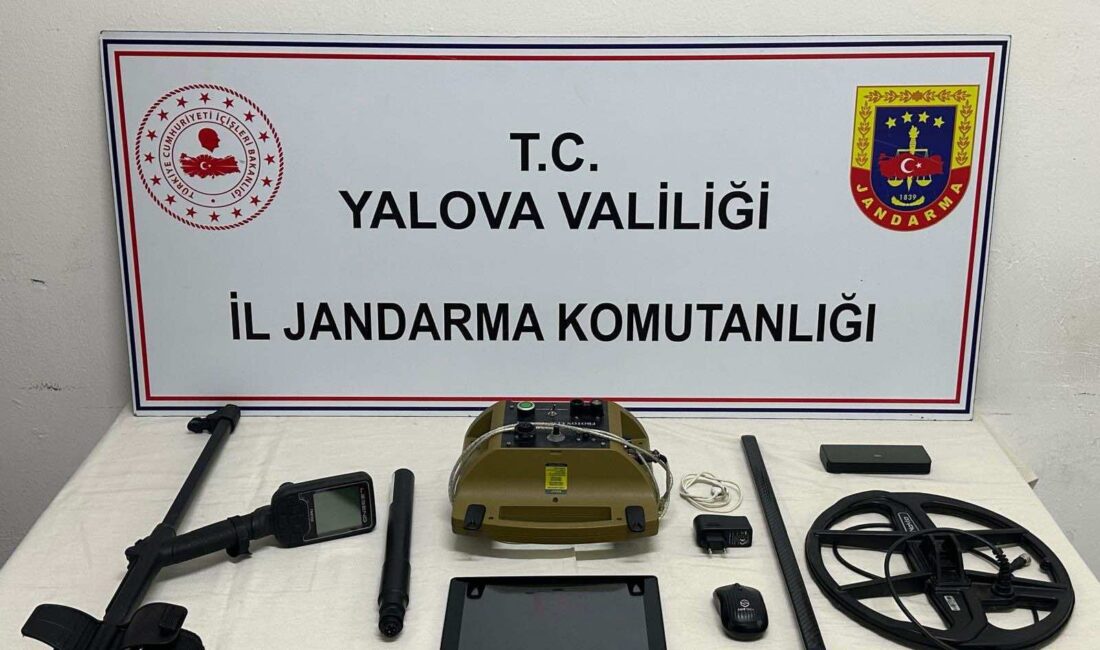 Altınova’da Kaçak Kazı Yapan