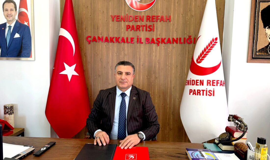 Yeniden Refah Partisi Çanakkale İl Başkanı Yüzbaşı’dan 8 Mart Mesajı: “Kadın Hayatın Mimarıdır” Yeniden Refah Partisi Çanakkale