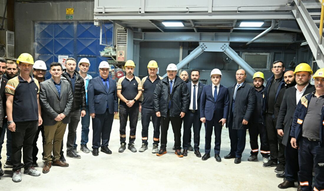 Eskişehir Valisi Erdinç Yılmaz Kırka Bor Tesislerinde İncelemelerde Bulundu