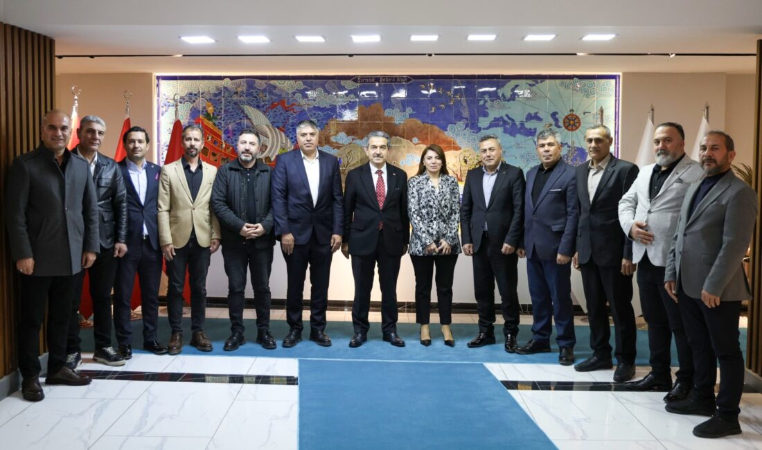 Şırnak Valisi Birol Ekici’ye Esnaf Temsilcilerinden Ziyaret Şırnak’ta Cizre Esnaf ve