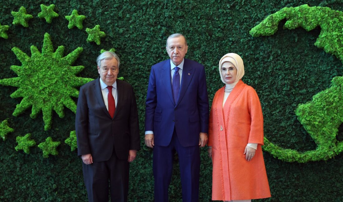 Emine Erdoğan’dan Guterres’in Barış Ödülüne Tebrik Guterres’e Verilen Ödül Barış