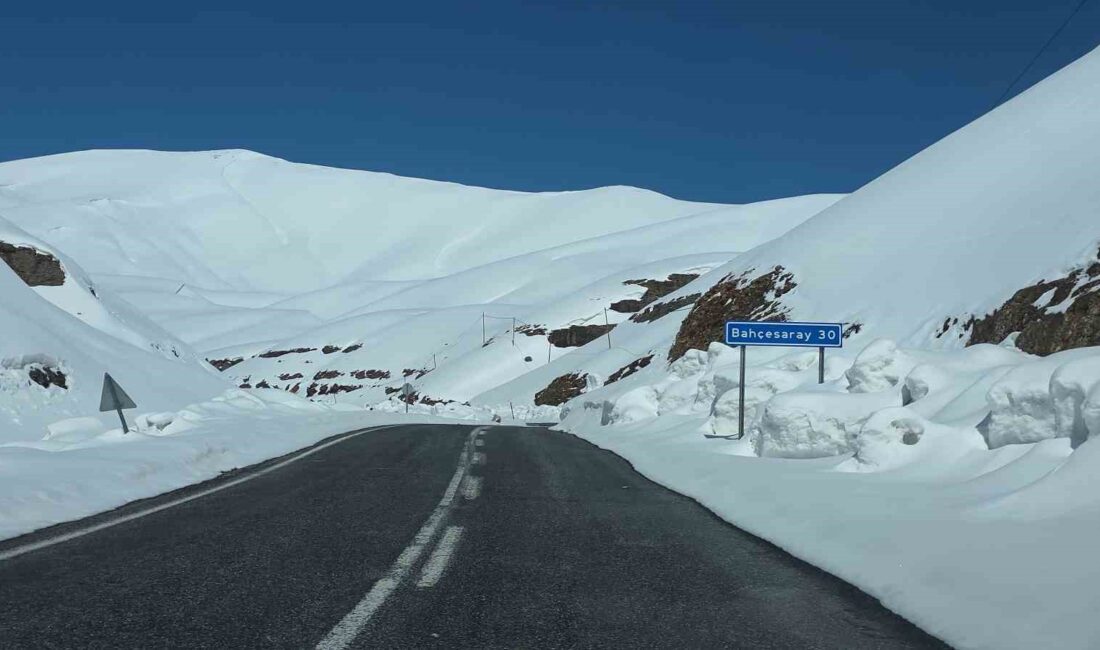 Bahçesaray Yolundaki Çalışmalara Çığ Riski Nedeniyle Ara Verildi Van’ın Bahçesaray ilçesine ulaşımı