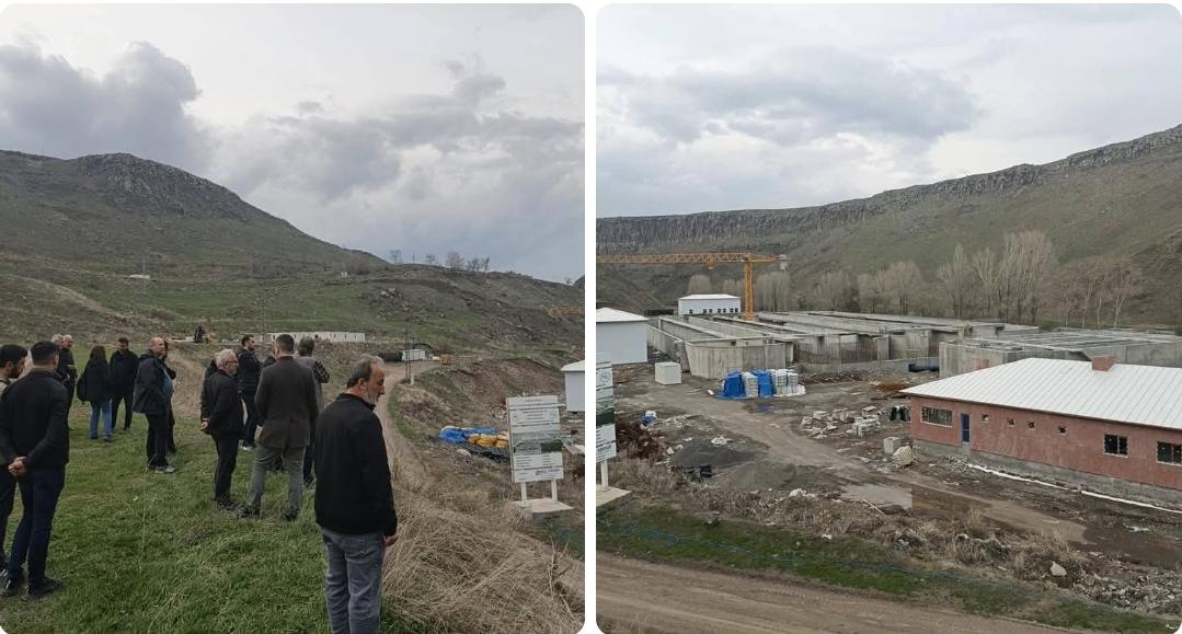 Kars Atıksu Toplama ve Arıtma Tesisleri’nde Üst Düzey İnceleme: Çevre ve Altyapıya Dev Yatırım Kars’ta yapımı devam eden
