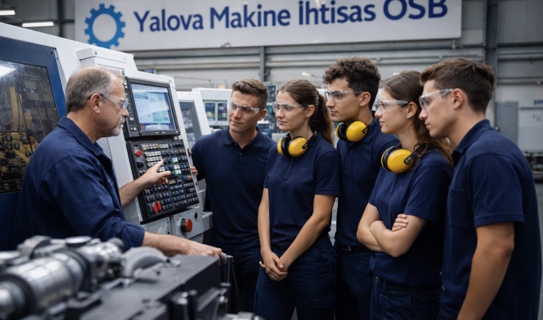 Yalova Makine OSB’den İstihdama Büyük Katkı: İş Garantili Meslek Eğitimi Başlıyor