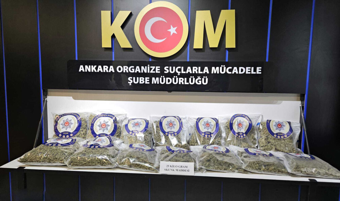 Ankara’nın Çankaya ilçesinde polis