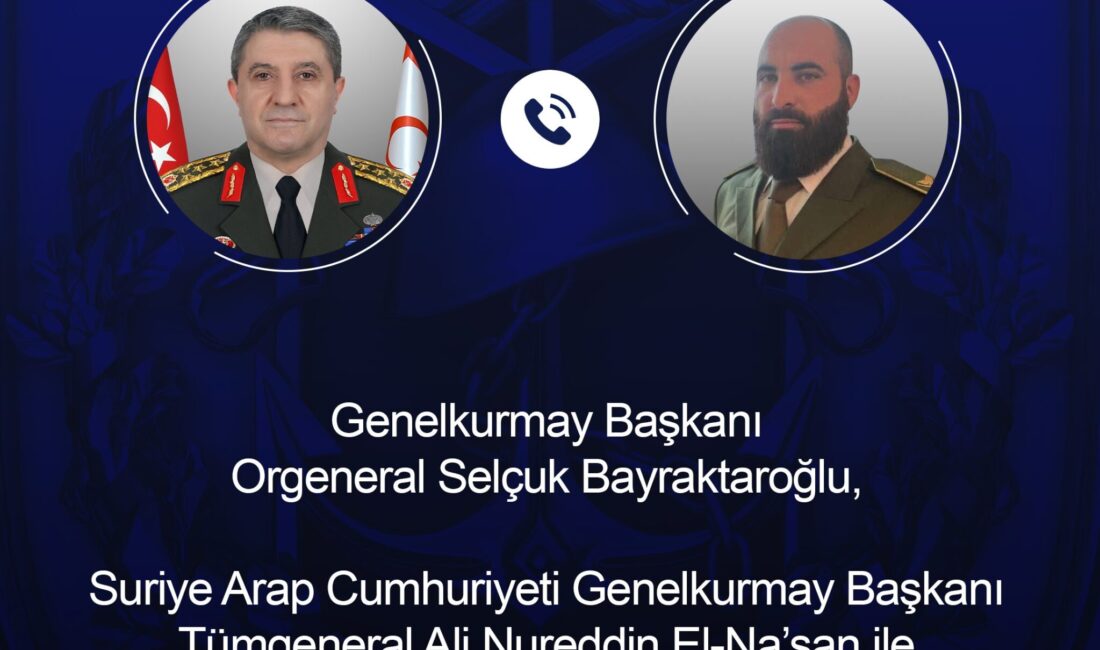 Genelkurmay Başkanı Orgeneral Bayraktaroğlu, Suriyeli Mevkidaşı ile Görüştü Genelkurmay Başkanı Orgeneral Selçuk