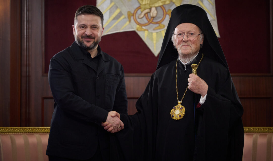 Ukrayna Devlet Başkanı Zelenskiy, Fener Rum Patrikhanesi’ni Ziyaret Etti Cumhurbaşkanı Erdoğan ile gerçekleştirdiği