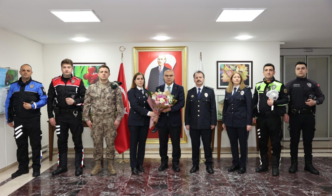 Giresun Valisi Mustafa Koç’tan Polis Haftası Kabulü ve Yoğun Mesai GİRESUN / TEKHA Giresun