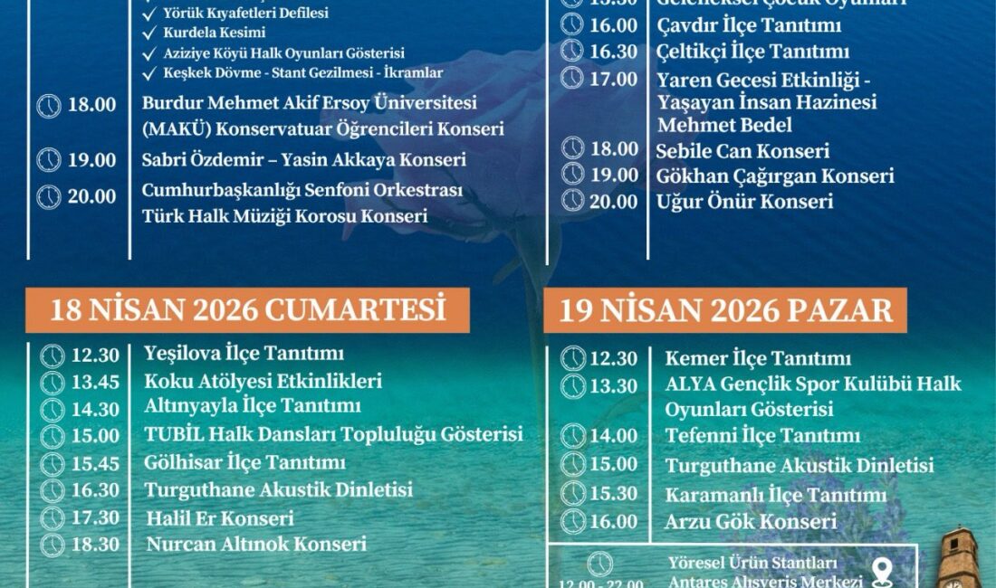 Burdur’un Tüm Renkleri Ankara’ya Taşınıyor: Burdur Tanıtım Günleri Başlıyor Burdur Valiliği himayelerinde düzenlenen