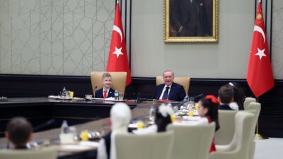 23 Nisan Kabulünde Cumhurbaşkanı Erdoğan