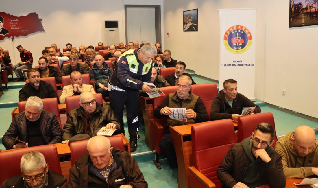 Yalova’da Ticari Taksi Şoförlerine Kapsamlı Trafik ve İletişim Eğitimi Yalova İl Jandarma Komutanlığı