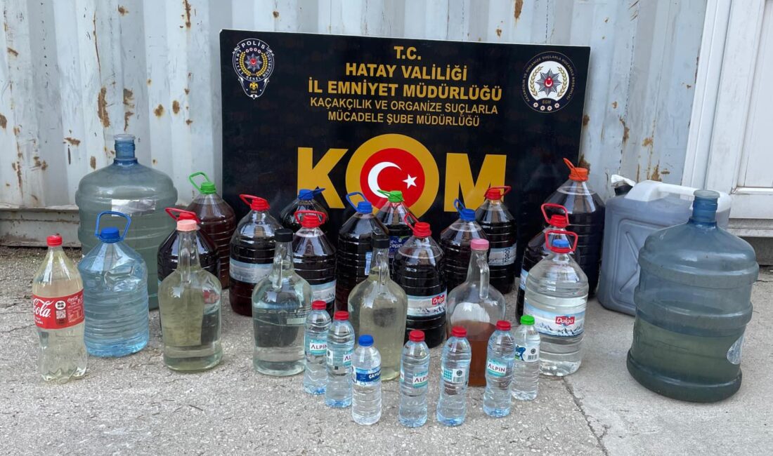 Hatay Emniyet Müdürlüğü ekiplerince,